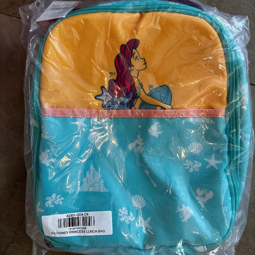 Brand New Hanna Andersson Disney Ariel Lunch Bag